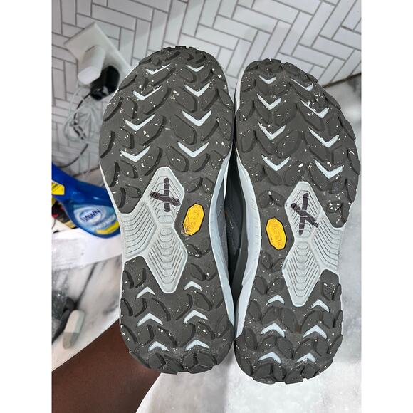 HOKA One One Transport GTX Men’s Size 10.5 Gray Gore-Tex Waterproof Trail Shoes - Picture 6 of 16